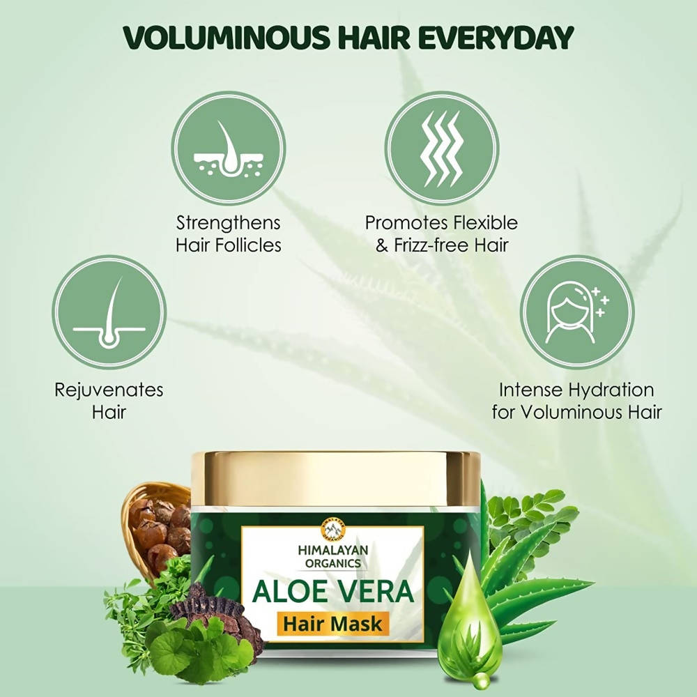 Himalayan Organics Aloe Vera Hair Mask | Grocsy