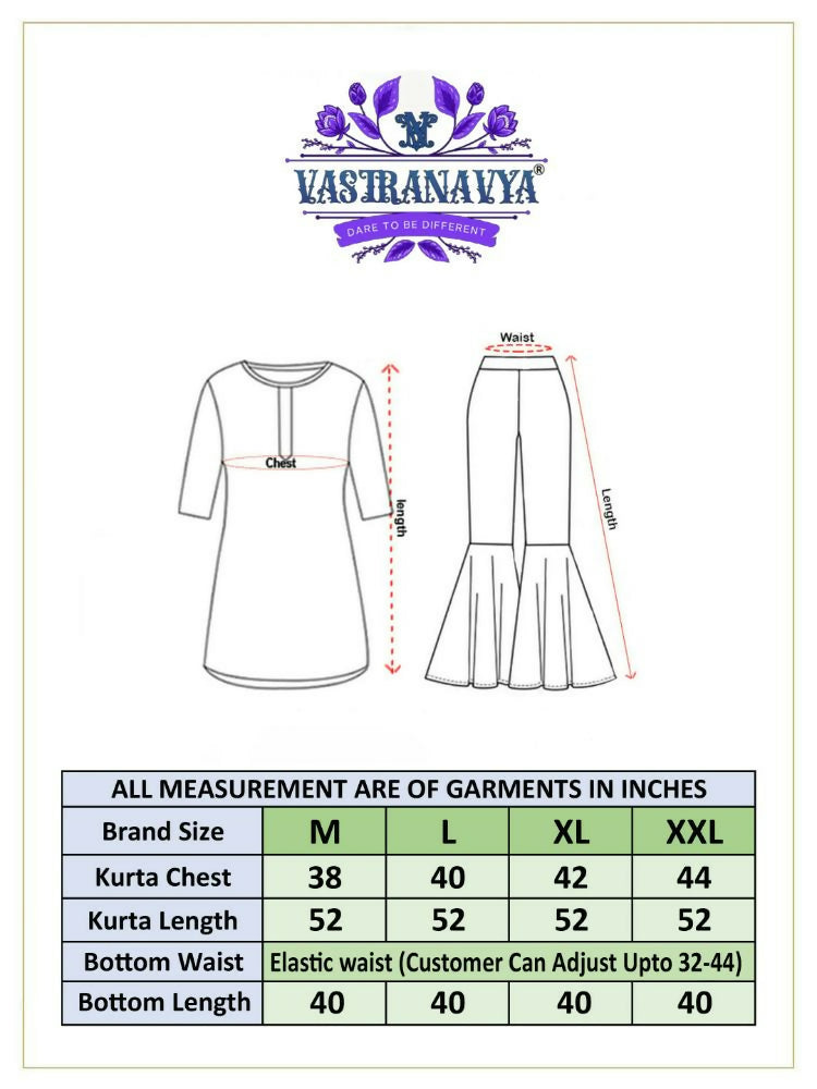 Vastranavya Wine Pure Cotton Printed Top with Pant & Dupatta Set | Grocsy
