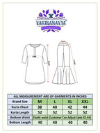 Vastranavya Wine Pure Cotton Printed Top with Pant & Dupatta Set | Grocsy