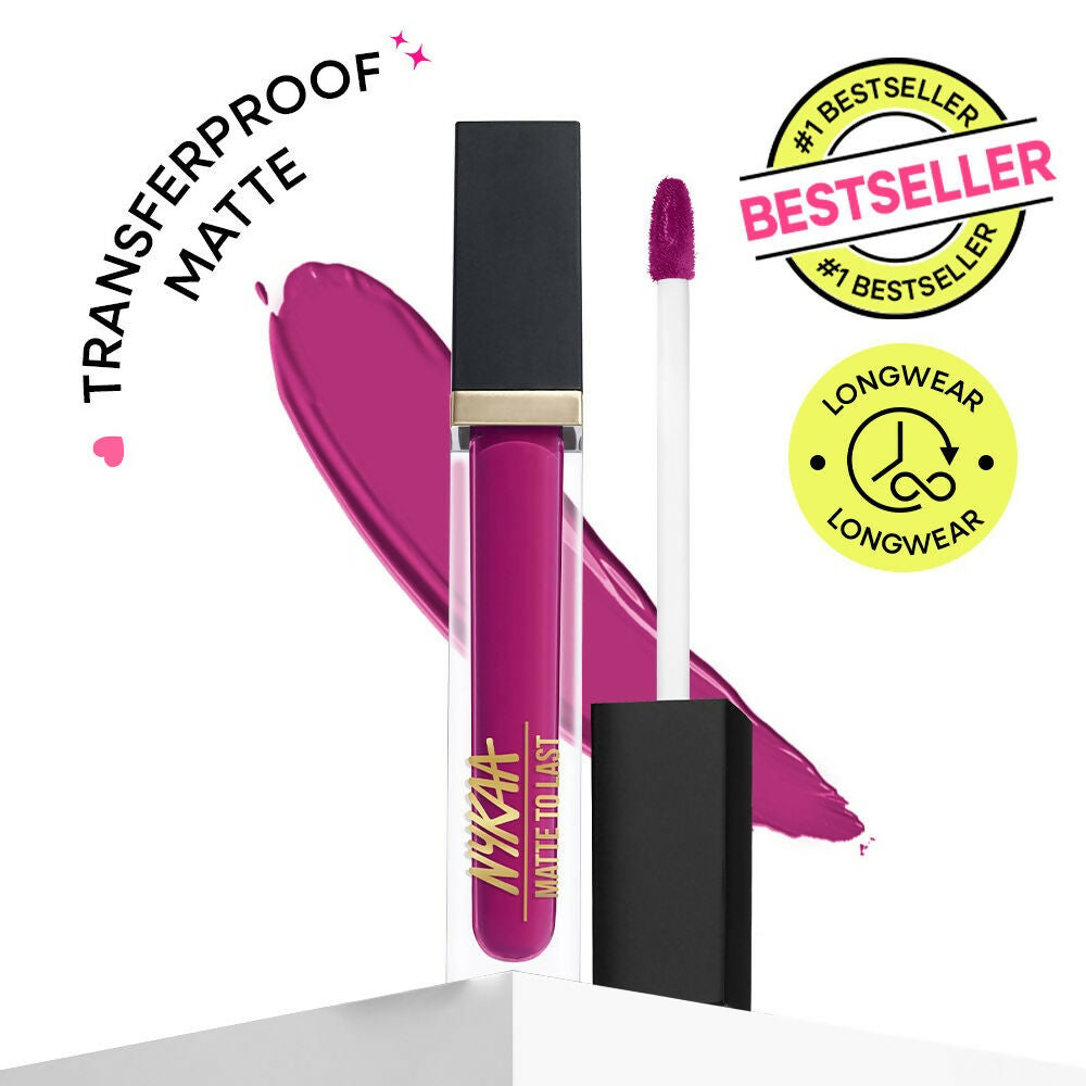 Nykaa Matte To Last ! Transferproof Liquid Lipstick -Kaveri - 20 | Grocsy