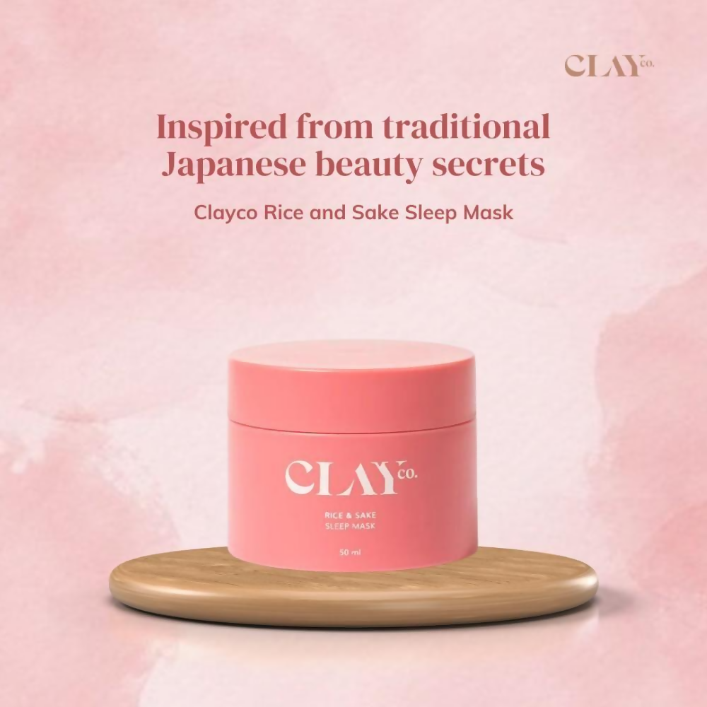 Clayco Rice & Sake Sleep mask with Vitamin C | Grocsy