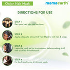 Mamaearth Onion Hair Mask For Hairfall Control | Grocsy