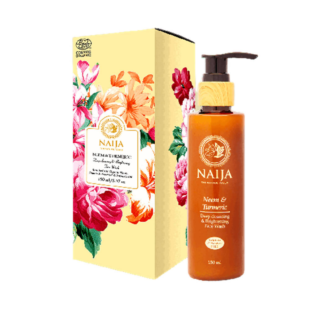 Naija Neem & Turmeric Deep Cleansing and Brightening Face Wash | Grocsy