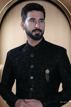 Joban Fashion Men's Black TR Kurta with Pyjama | Grocsy