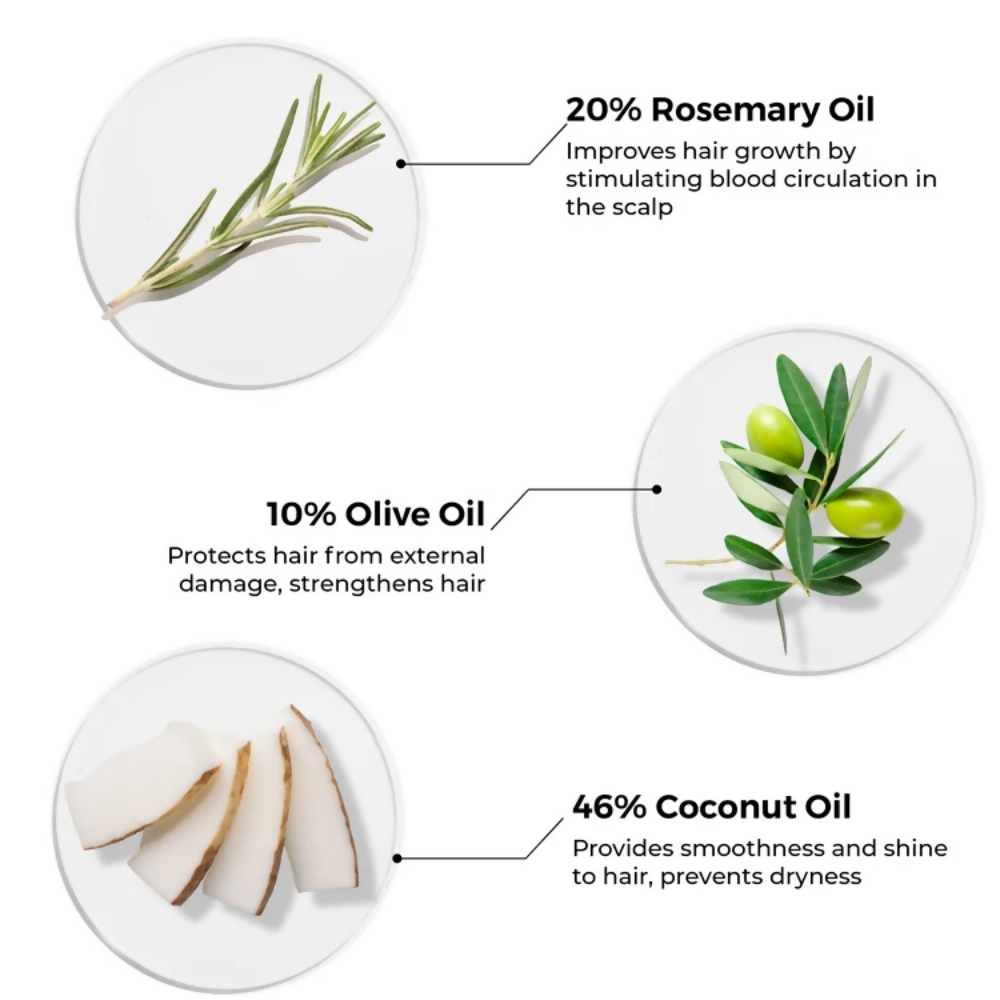 Brillare Rosemary Oil Shots For Visible Hair Growth | Grocsy