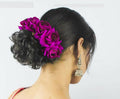 Purple Velvet Rose Gajra | Grocsy