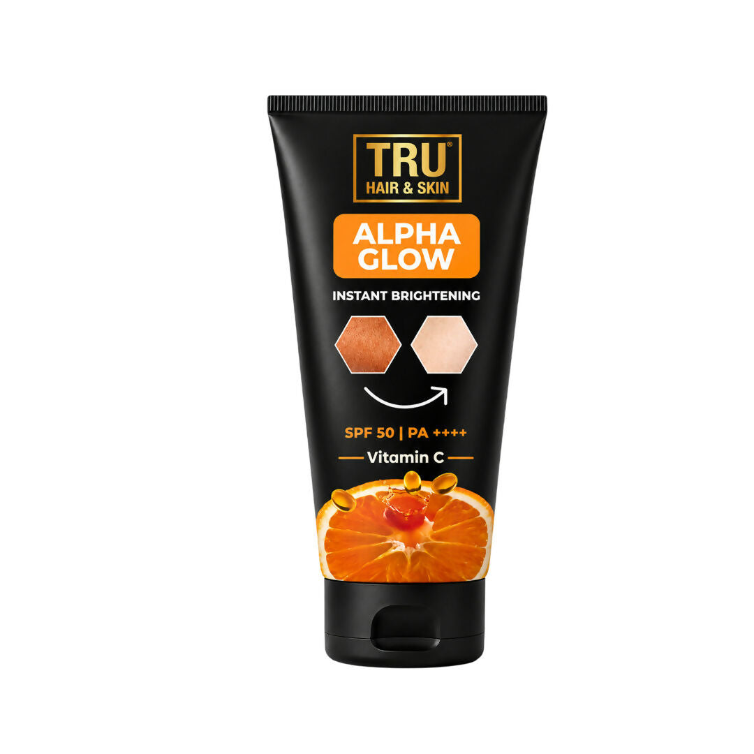 Tru Hair & Skin Alpha Glow Instant Brightening Spf 50 Pa+++ | Grocsy
