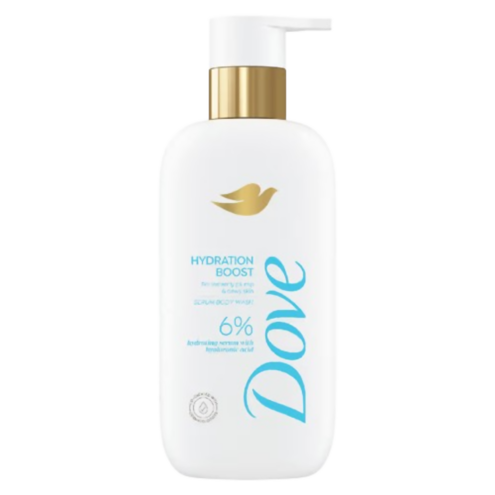 Dove 6% Hydrating Serum With Hyaluronic Acid Hydration Boost Bodywash | Grocsy