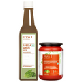 Jiva Ayurveda Karela Jamun Juice & Sugarfree Chyawanprash Combo | Grocsy