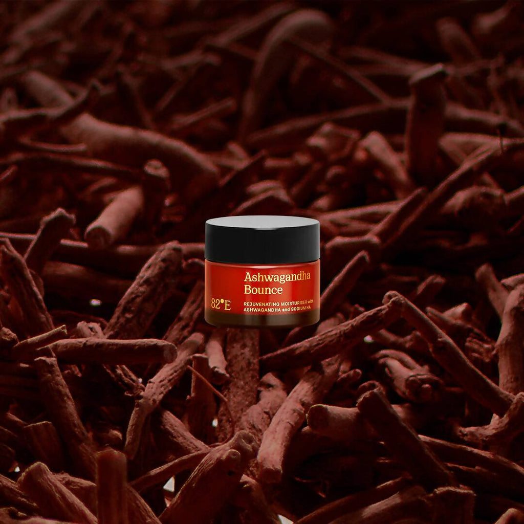 82°E By Deepika Padukone Ashwagandha Bounce Moisturiser, Paraben Free, Non-Sticky | Grocsy