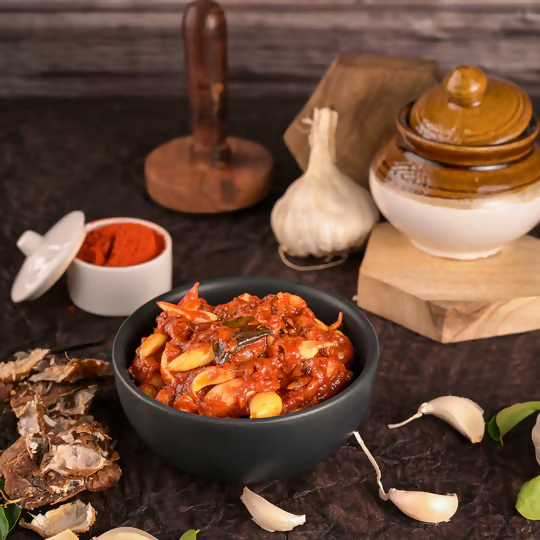 Tenali Ruchulu Garlic Pickle | Grocsy