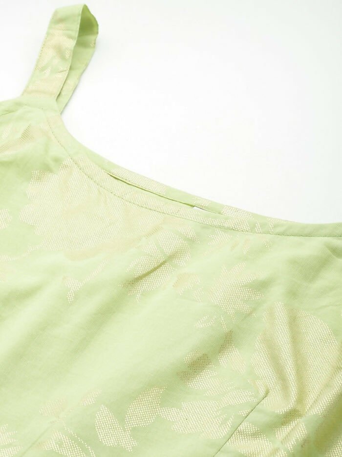 Ahalyaa Women's Traditional Wear Co-ods - Green | Grocsy