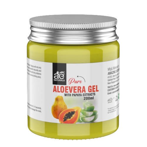 Ae Naturals Pure Aloevera Gel With Papaya Extracts | Grocsy