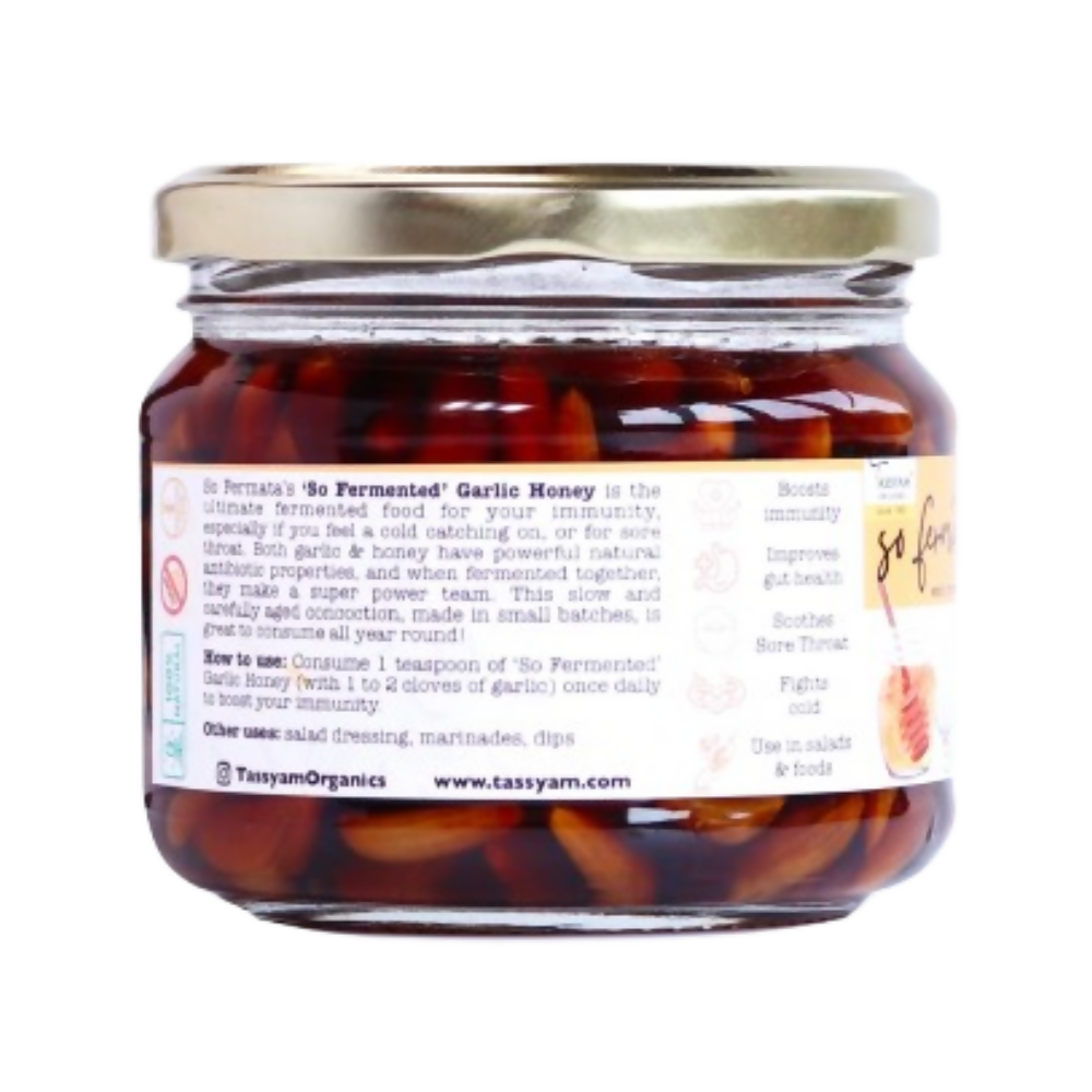 Tassyam Organics Fermented Garlic Honey | Grocsy