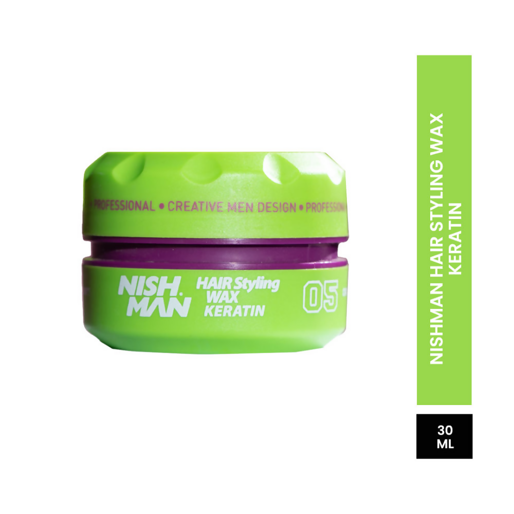 Nishman Keratin Hair Styling Wax | Grocsy