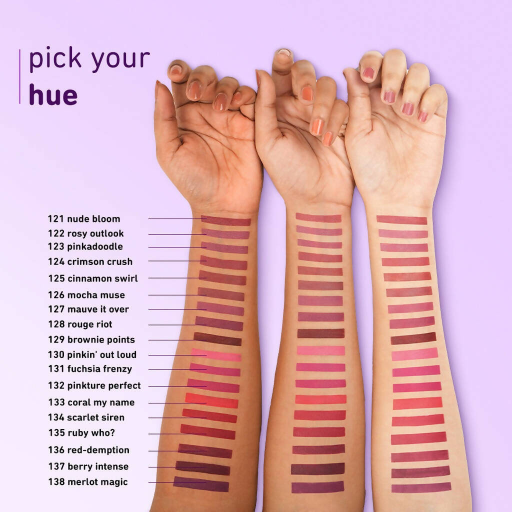 Plum Butter Crème Matte Lipstick Rouge Riot - 128 (Rouge Pink) | Grocsy