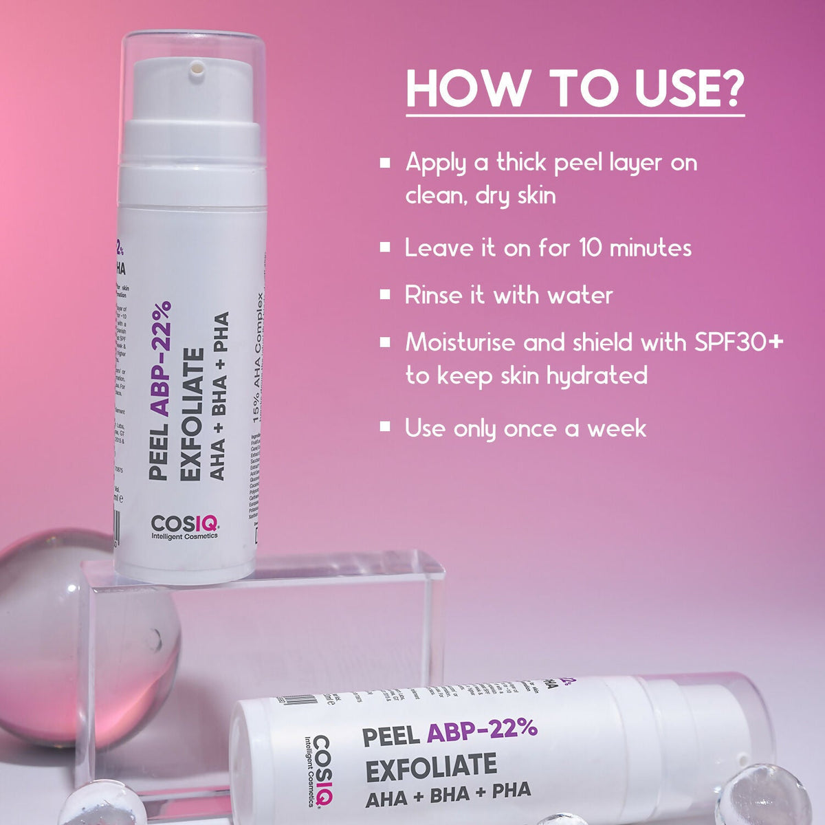 Cos-IQ ABP 22% Regular Use Exfoliating Peel | Grocsy