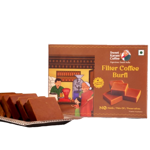 Sweet Karam Coffee Filter Coffee Burfi | Grocsy