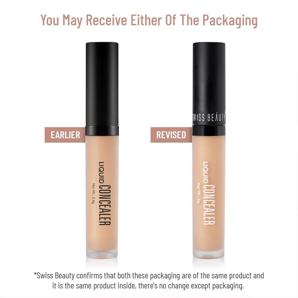 Swiss Beauty Liquid Concealer - 04 Medium Beige | Grocsy