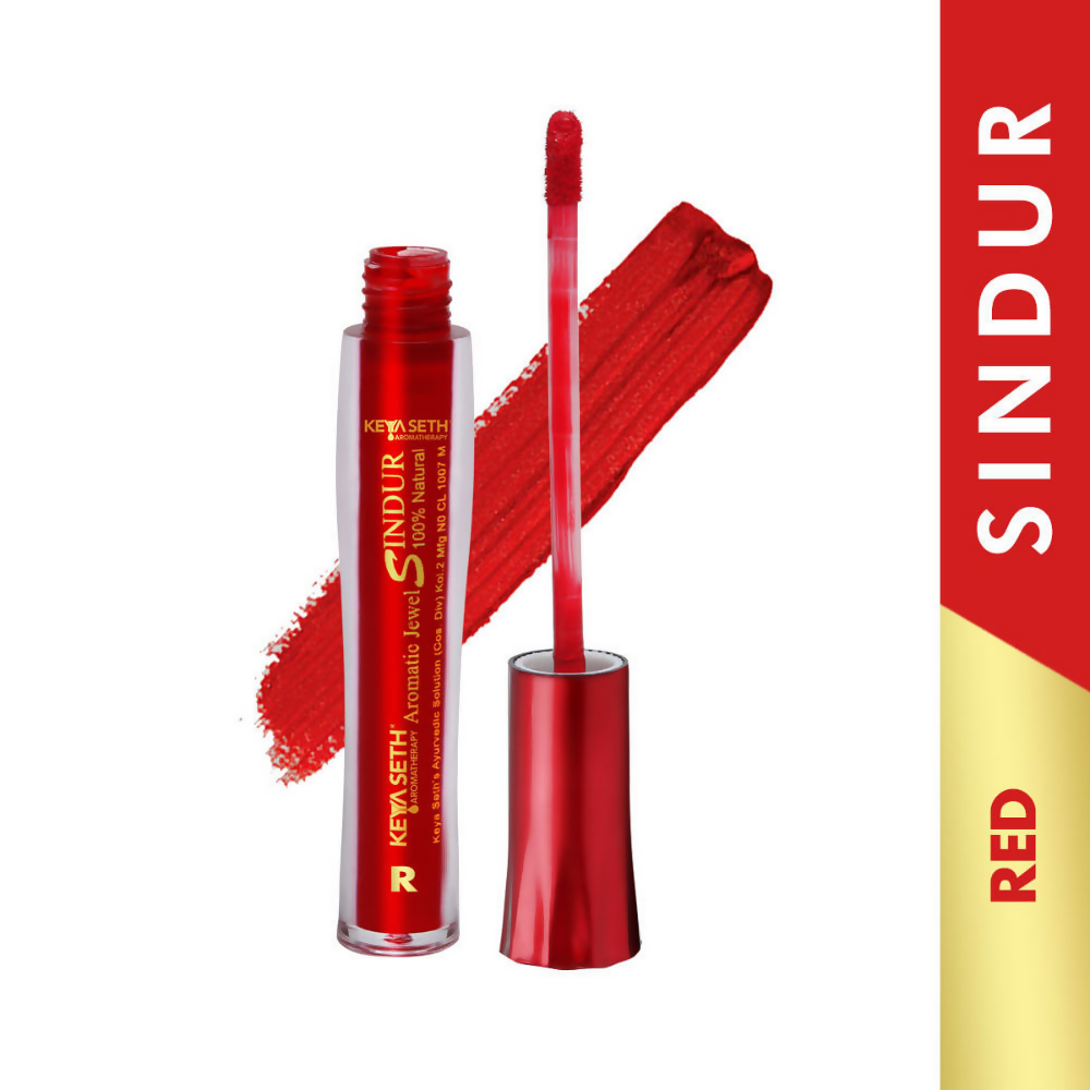Keya Seth Aromatherapy 100% Natural Liquid Sindoor - Red | Grocsy