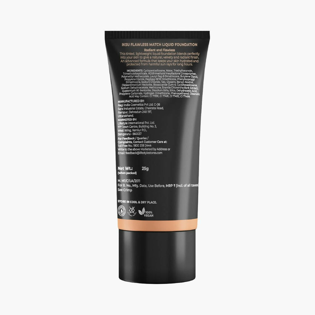 IKSU Flawless Match Liquid Foundation - Honey Light | Grocsy