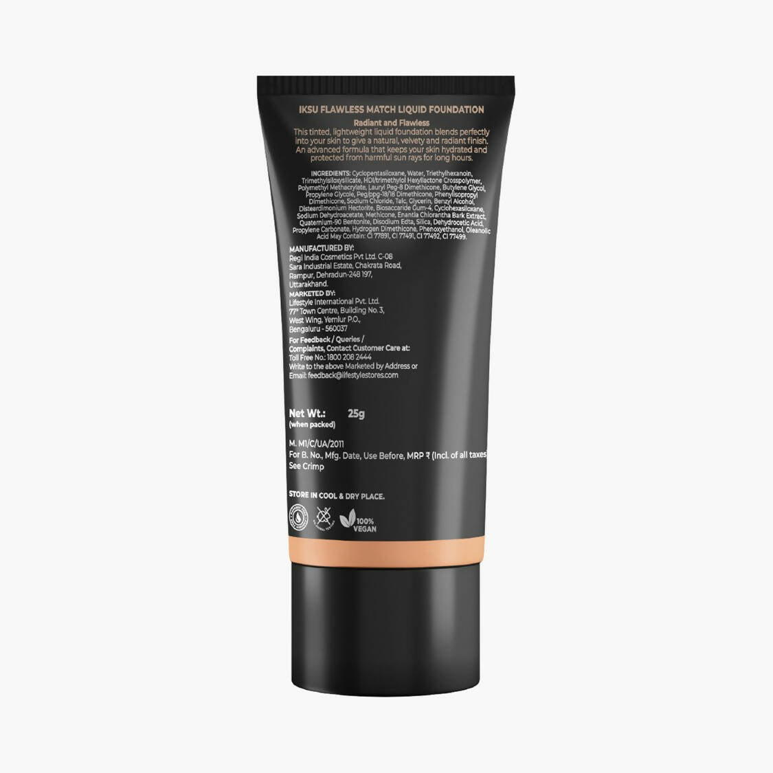 IKSU Flawless Match Liquid Foundation - Honey Light | Grocsy