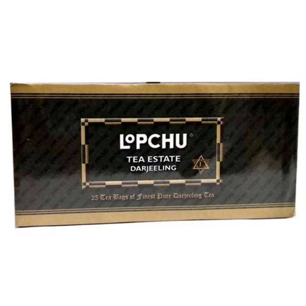 Lopchu Tea Estate Darjeeling 25 Tea Bags of Finest Pure Darjeeling Tea | Grocsy