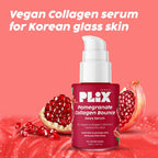 PLIX The Plant Fix Pomegranate Collagen Bounce Serum - For Reducing Fine Lines & Wrinkles | Grocsy