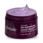 Foxtale De-Tan Face Mask For Glowing Skin - Clay Mask with Lactic Acid For Tan Removal, Reduction in Blackheads, Instant Brightening | Grocsy