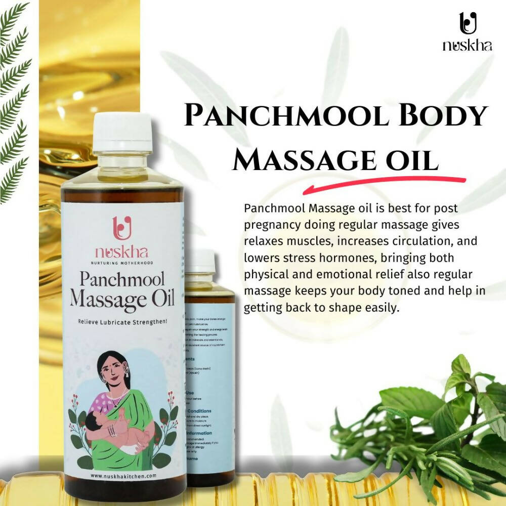 Nuskha Panchmool Massage Oil | Grocsy