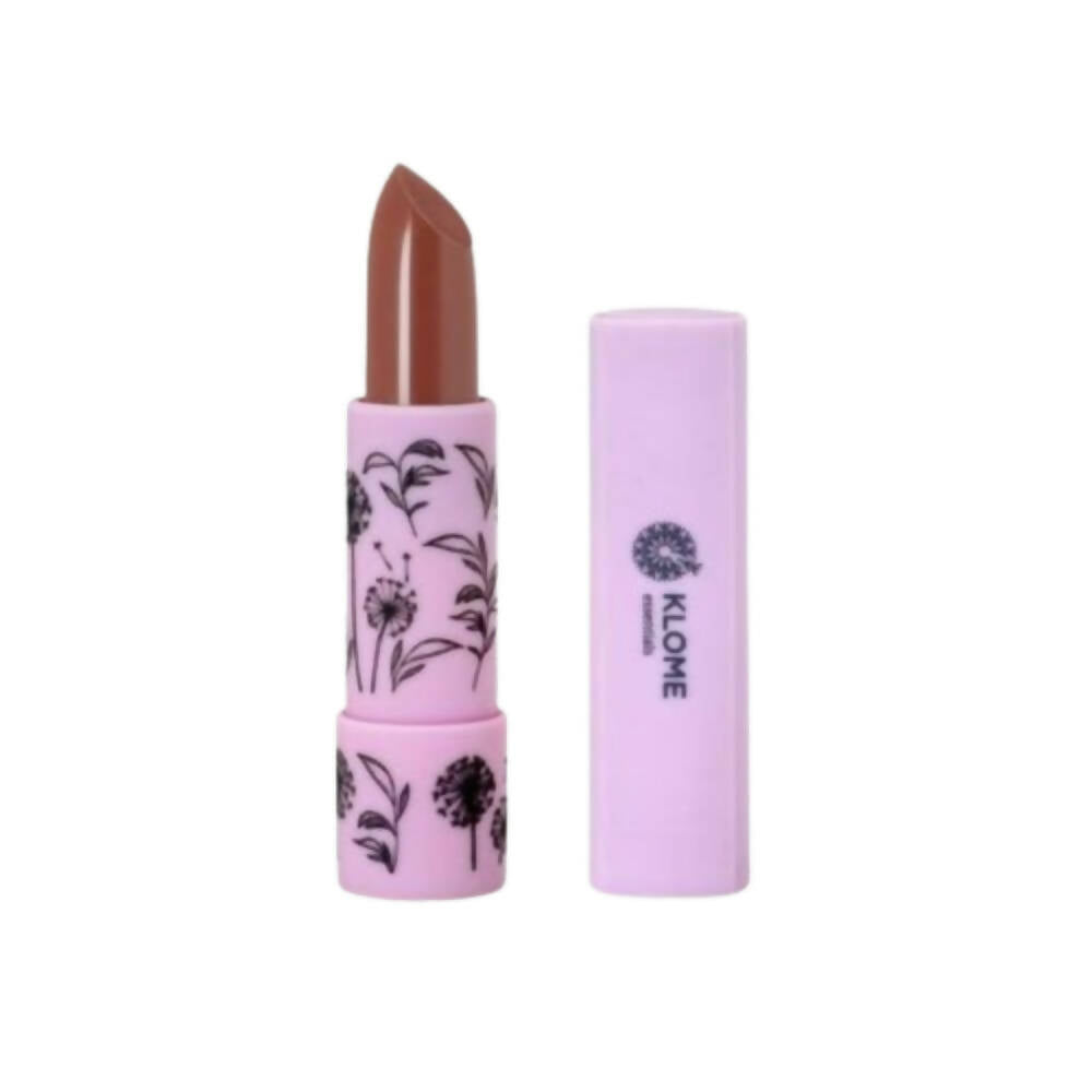 Klome Essentials Vegan Matte Lipstick-Clovewood (Nude Brown) | Grocsy