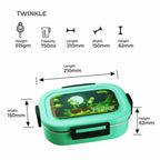 Dubblin Twinkle Stainless Steel Lunch Box | Grocsy