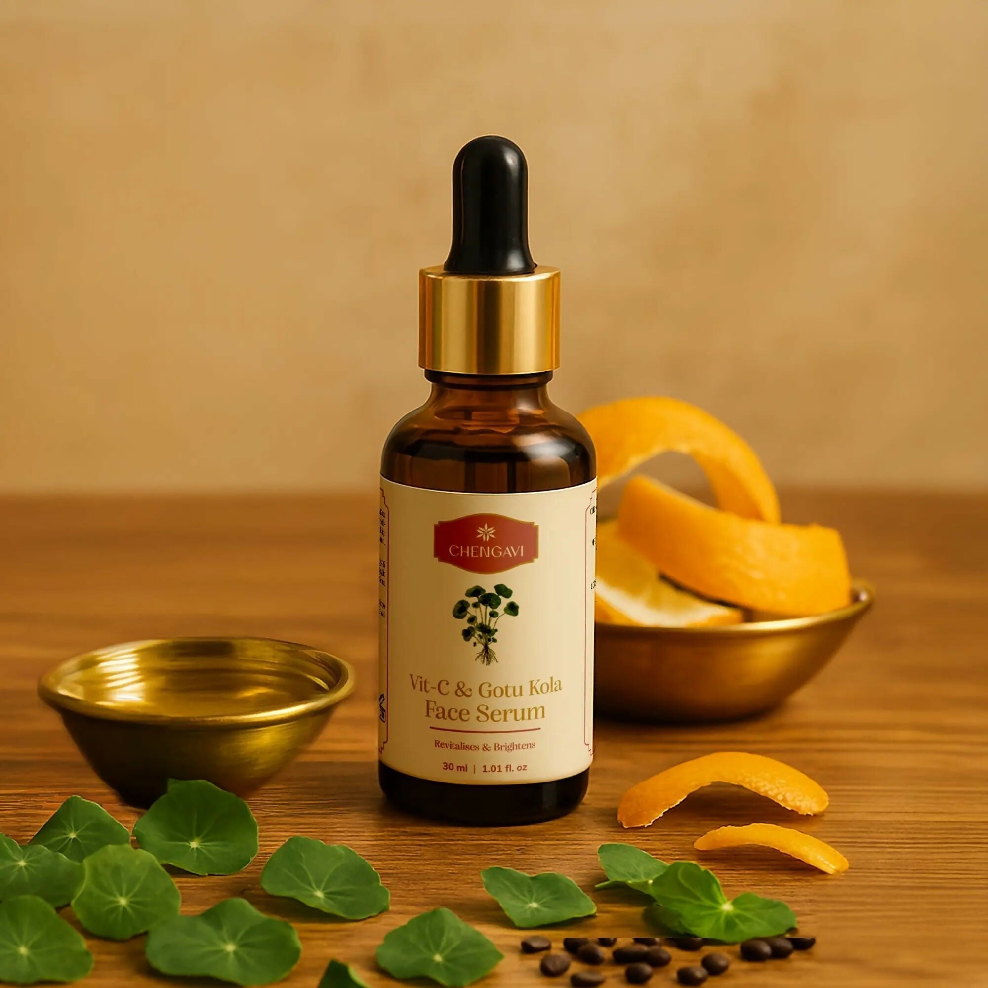 Chengavi Vit-C & Gotu Kola Face Serum | Grocsy