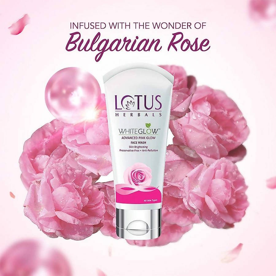 Lotus Herbals Whiteglow Advanced Pink Glow Face Wash | Grocsy