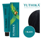Yuthika Professional Creme Hair Colour - Natural Black | Grocsy