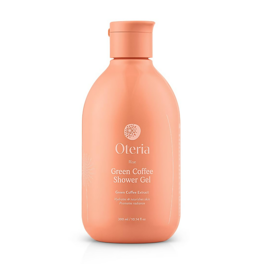 Oteria Premium Exfoliating Green Coffee Body Wash For Shower Gel & Energizing Shower Experience | Grocsy
