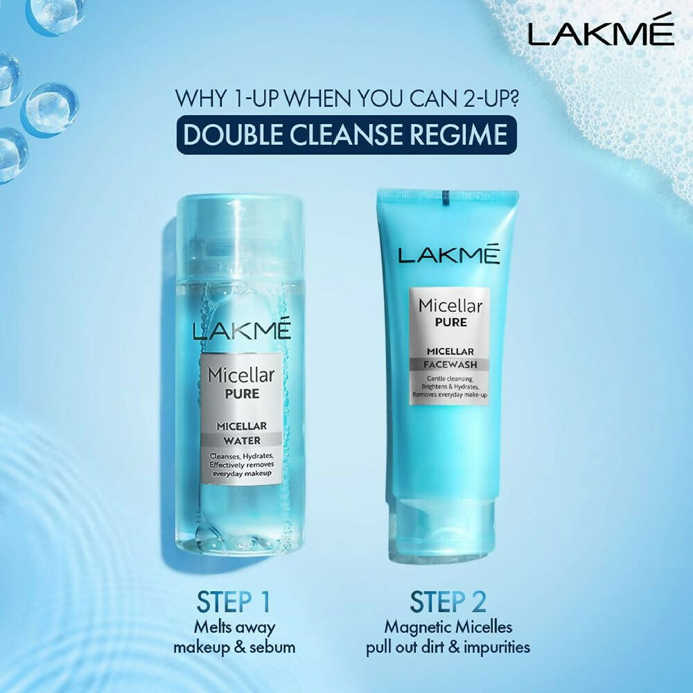 Lakme Micellar Pure Facewash For Deep Pore Cleanse | Grocsy