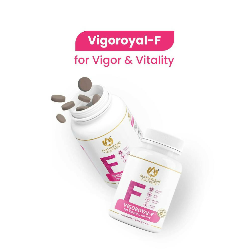Maharishi Ayurveda Vigoroyal-F Tablets for Women | Grocsy