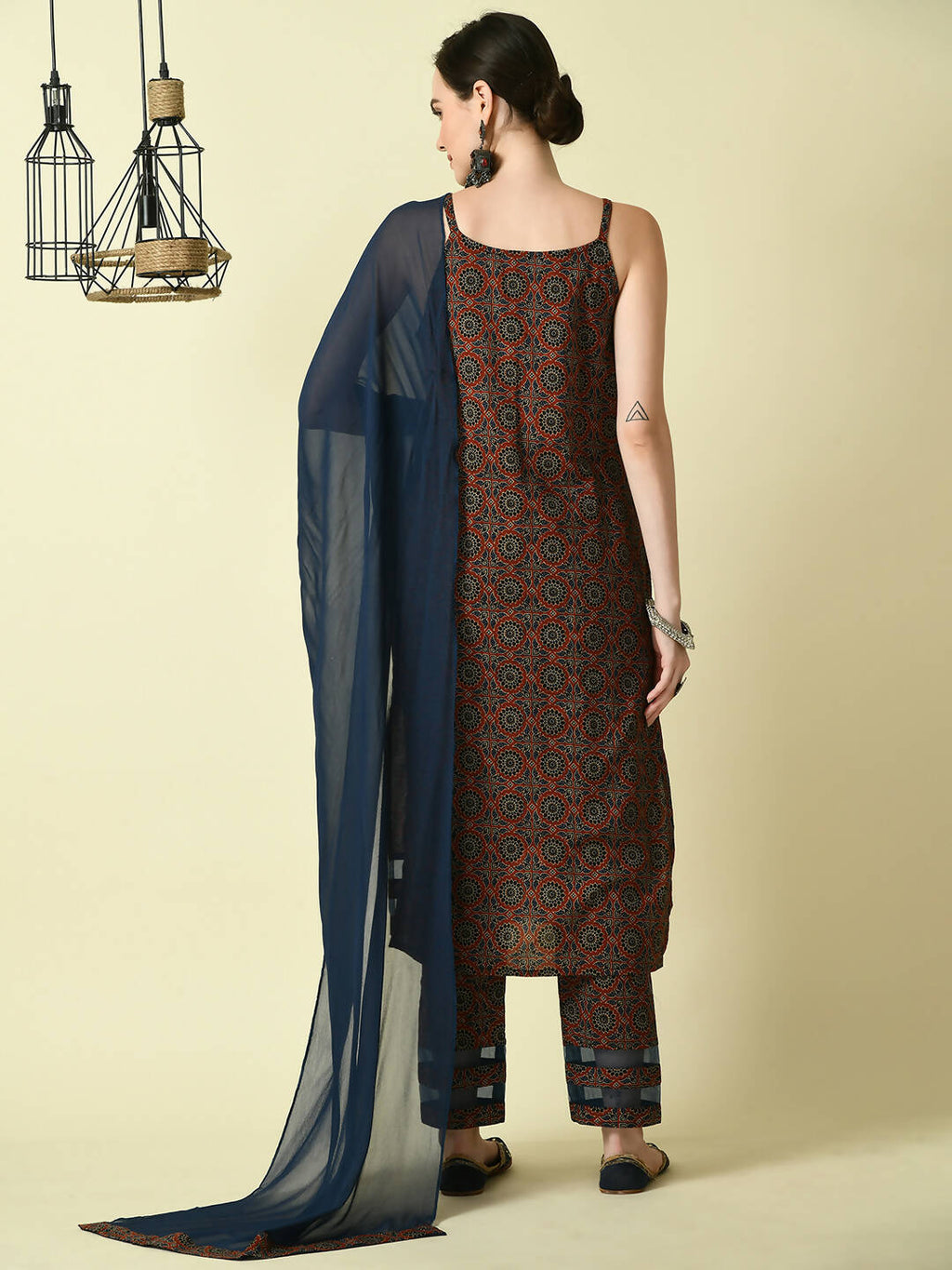 Myshka Women's Multi Straight Printed Kurta | Grocsy