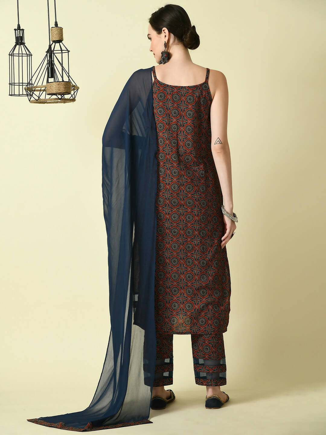 Myshka Women's Multi Straight Printed Kurta | Grocsy