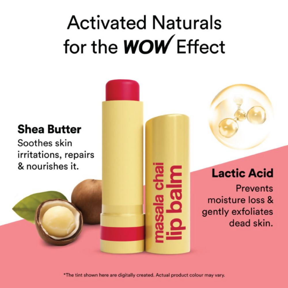 Wow Skin Science Masala Chai Lip Balm | Grocsy