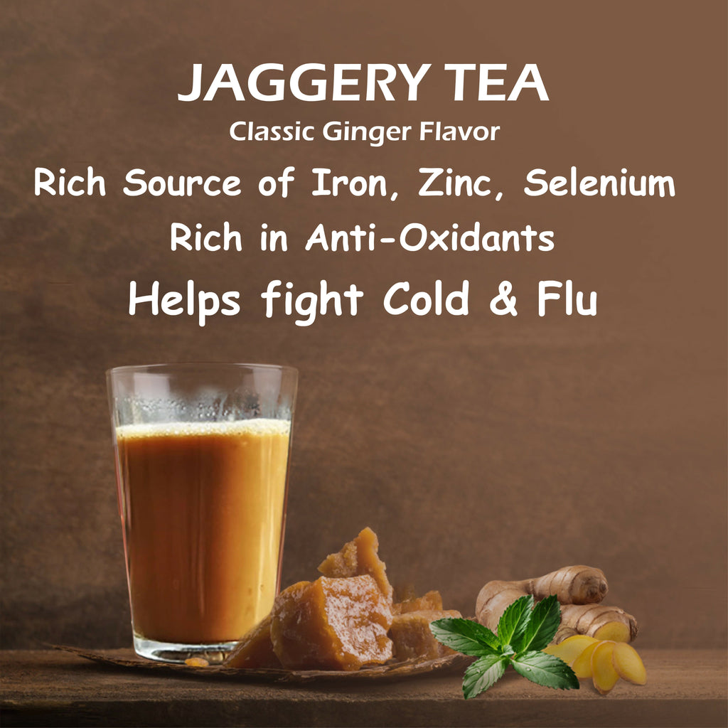 Naivedyam Classic Ginger Flavour Jaggery Tea | Grocsy