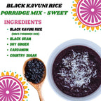 Ammi Samayal Black Kavuni Rice Porridge Mix with Country Sugar | Grocsy