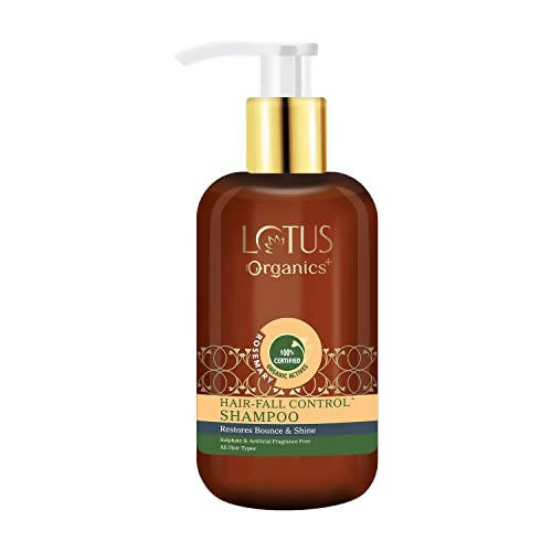 Lotus Organics+ Hair Fall Control Shampoo | Grocsy