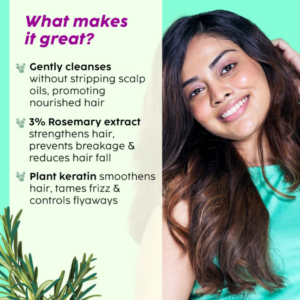 PLIX The Plant Fix Rosemary Anti Hairfall Shampoo & Hair Mask | Grocsy