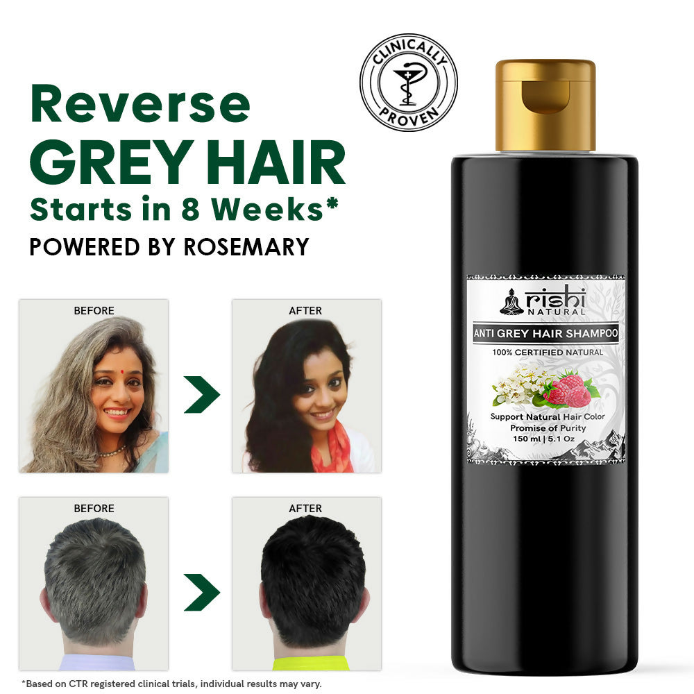 Rishi Natural Anti Grey Hair Shampoo | Grocsy