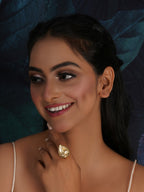 Kundan Ring (gold) - Ruby Raang | Grocsy