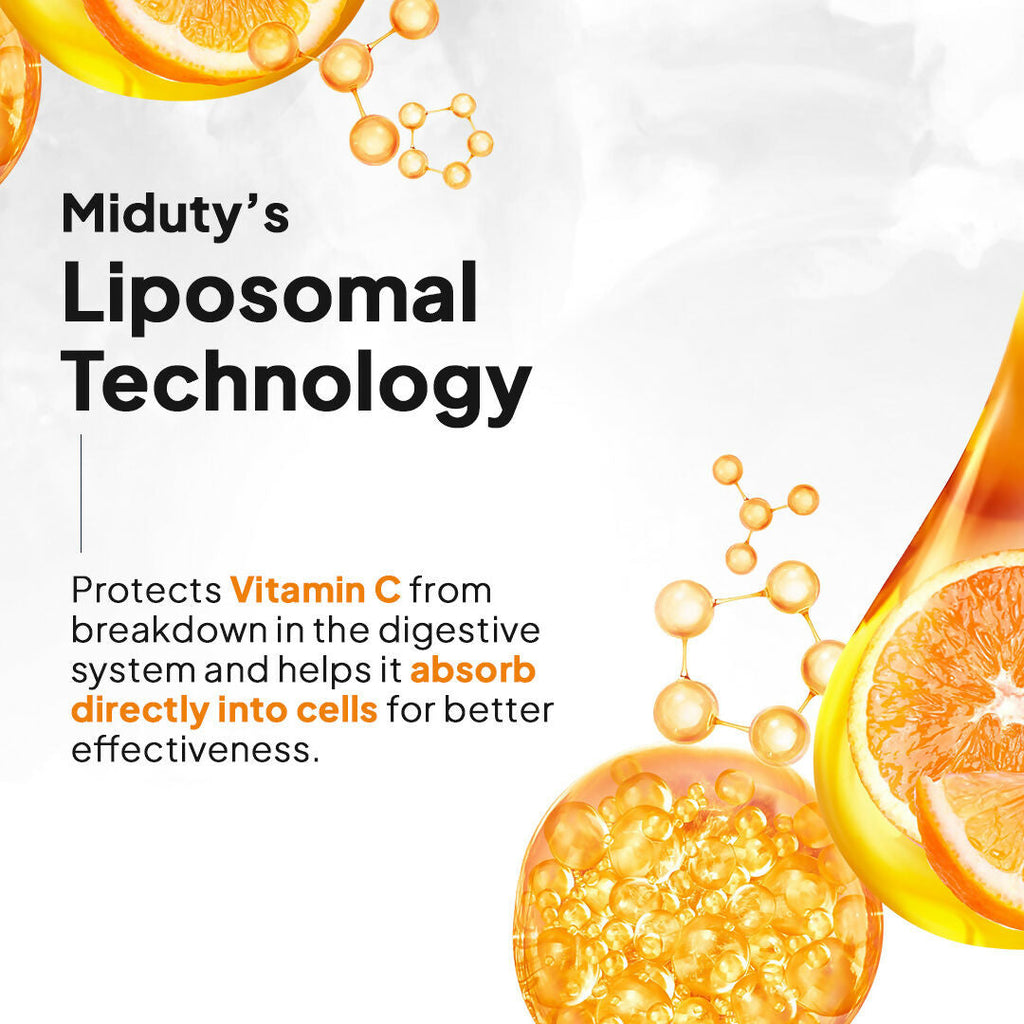 Miduty Liposomal Vitamin C - Immunity Booster Capsules | Grocsy