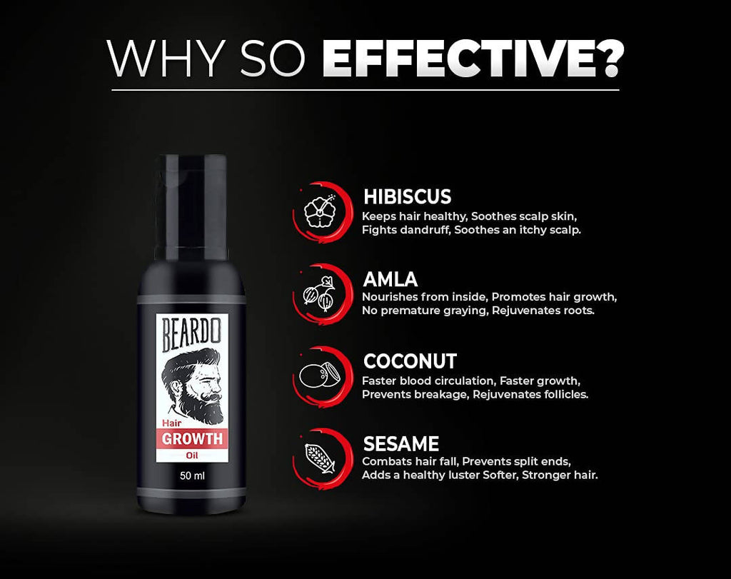 Beardo Beard & Hair Growth Oil | Grocsy