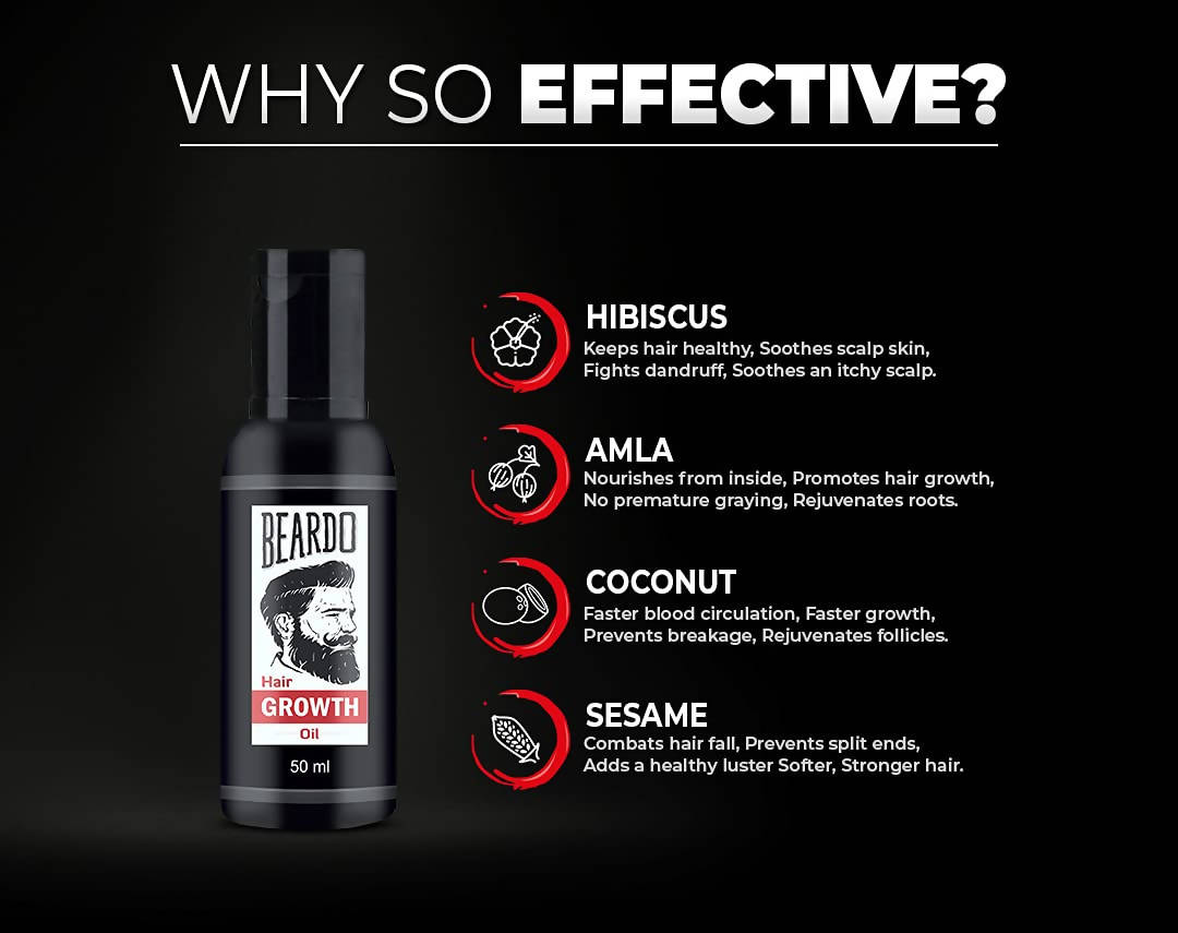 Beardo Beard & Hair Growth Oil | Grocsy